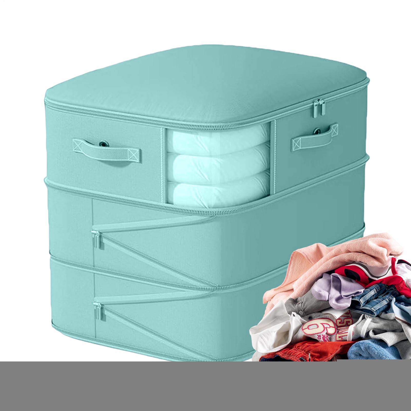 Bolsas de vacío para ropa solucionan la falta de espacio de tus mantas y almohadas del hogar