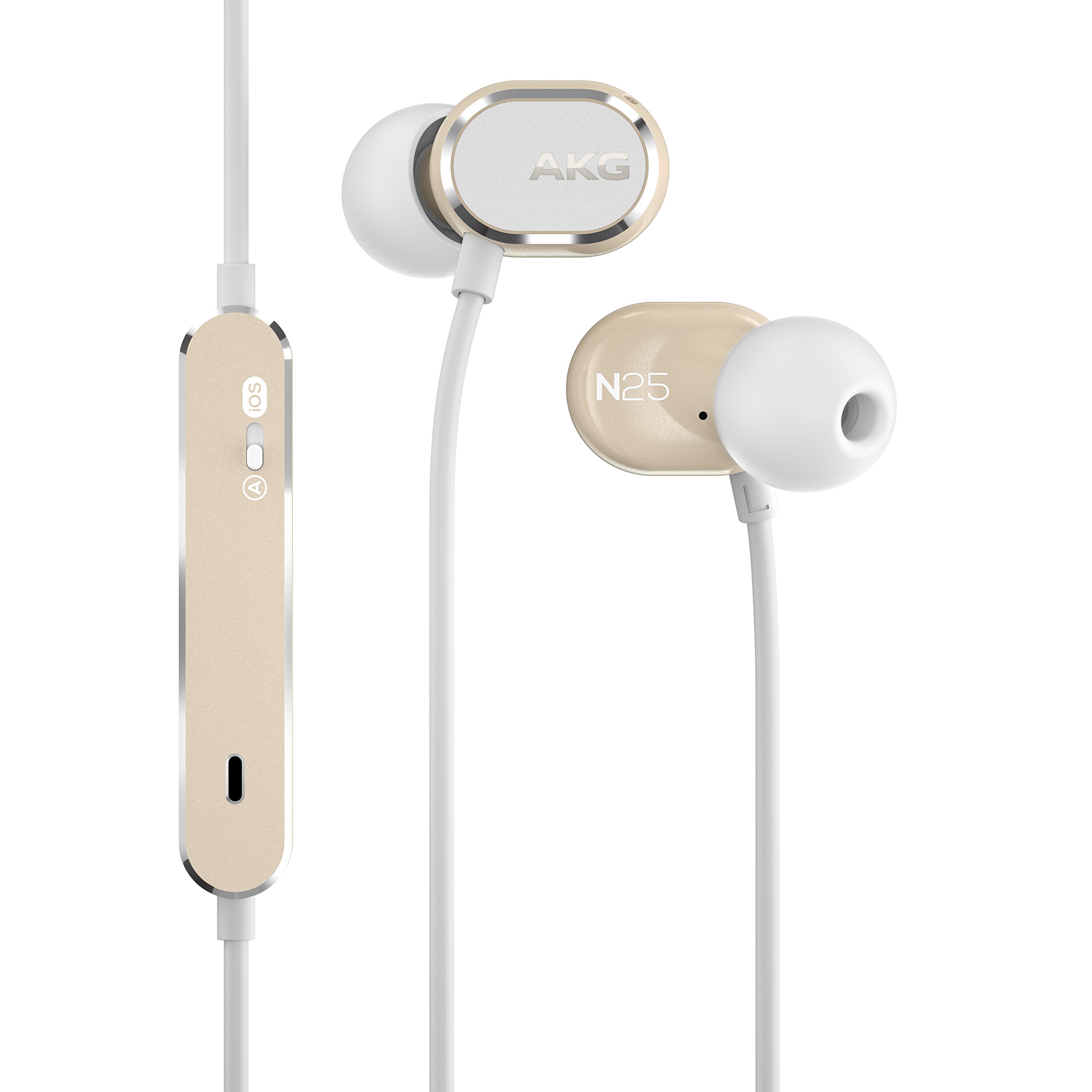 AKG N25 イヤホン カナル型/ハイレゾ対応 ブラック （新品.未開封) AKG N25(エヌ25) : AKG/カナルイヤホン,ハイレゾ,インイヤー