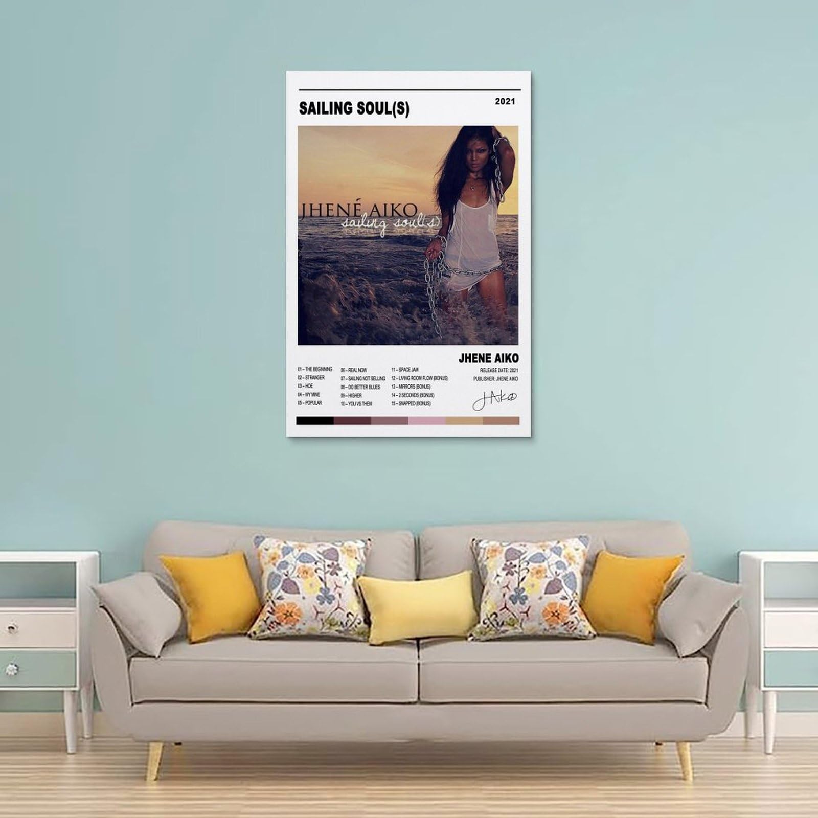 ZFHK Jhene Aiko Poster Music Album Sailing Soul(s) Poster Poster