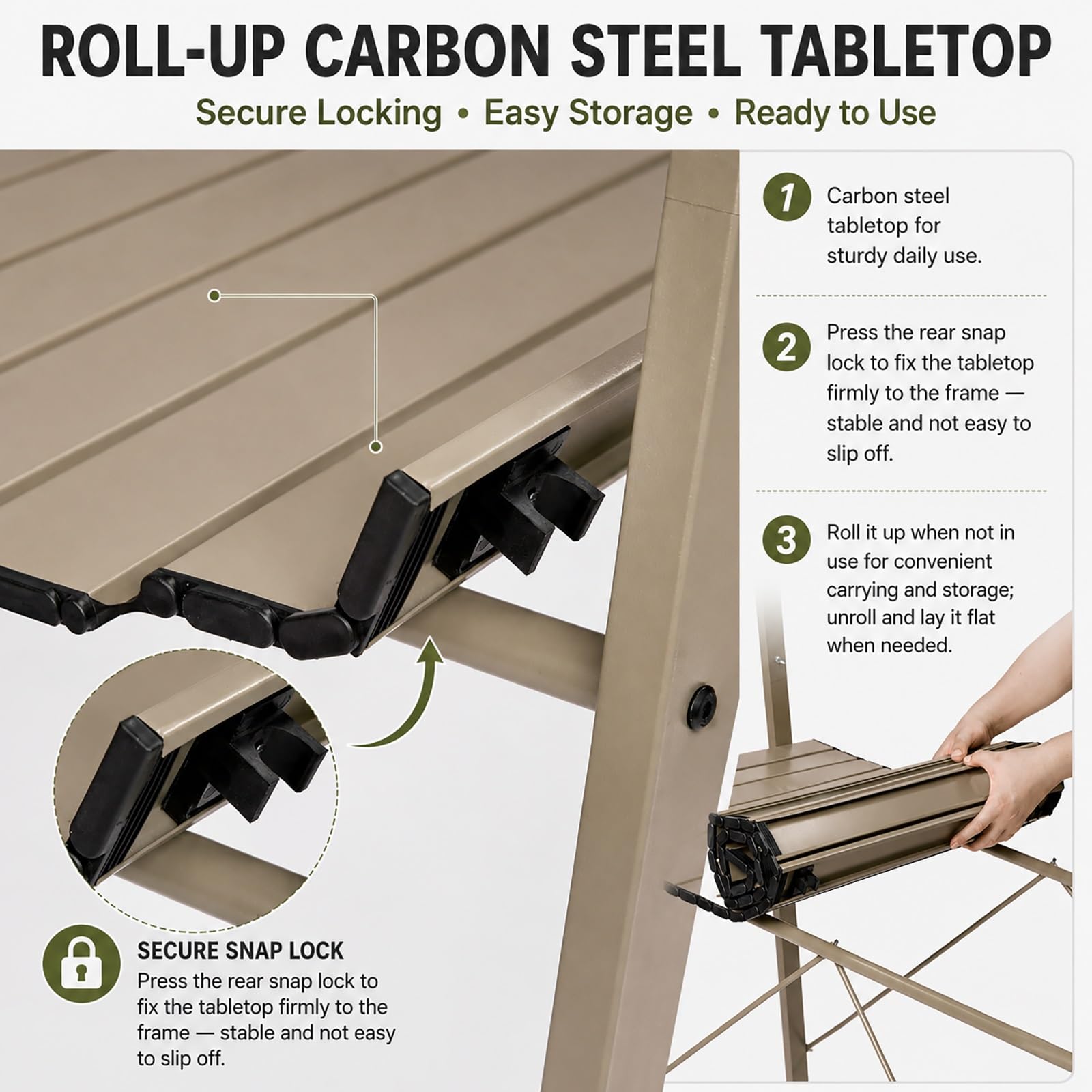 Puesto de Venta Plegable con Toldo, Puesto Ambulante Resistente para Mercado Agrícola, Stand de Venta con Mesa – Puesto para Ferias Exterior(130x60x200cm/51x24x79in)