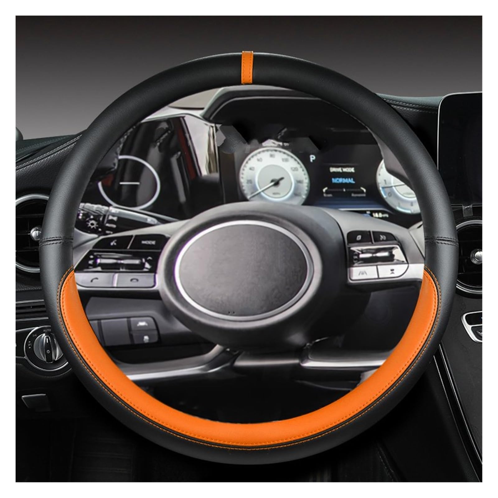 Stuurhoes Pu Lederen Auto Stuurhoes Voor Hyundai Voor Tucson 2021 2022 NX4 Voor Elantra 2020 Voor Sonata 10th 2020 2021 2022 Accessoires Stuurwiel Hoes (Kleur : ORAGE O SHAPE Stuurhoes Pu Lederen Auto Stuurhoes Voor Hyundai Voor Tucson 2021 2022 NX4 Voor Elantra 2020 Voor Sonata 10th 2020 2021 2022 Accessoires Stuurwiel Hoes (Kleur : ORAGE O SHAPE