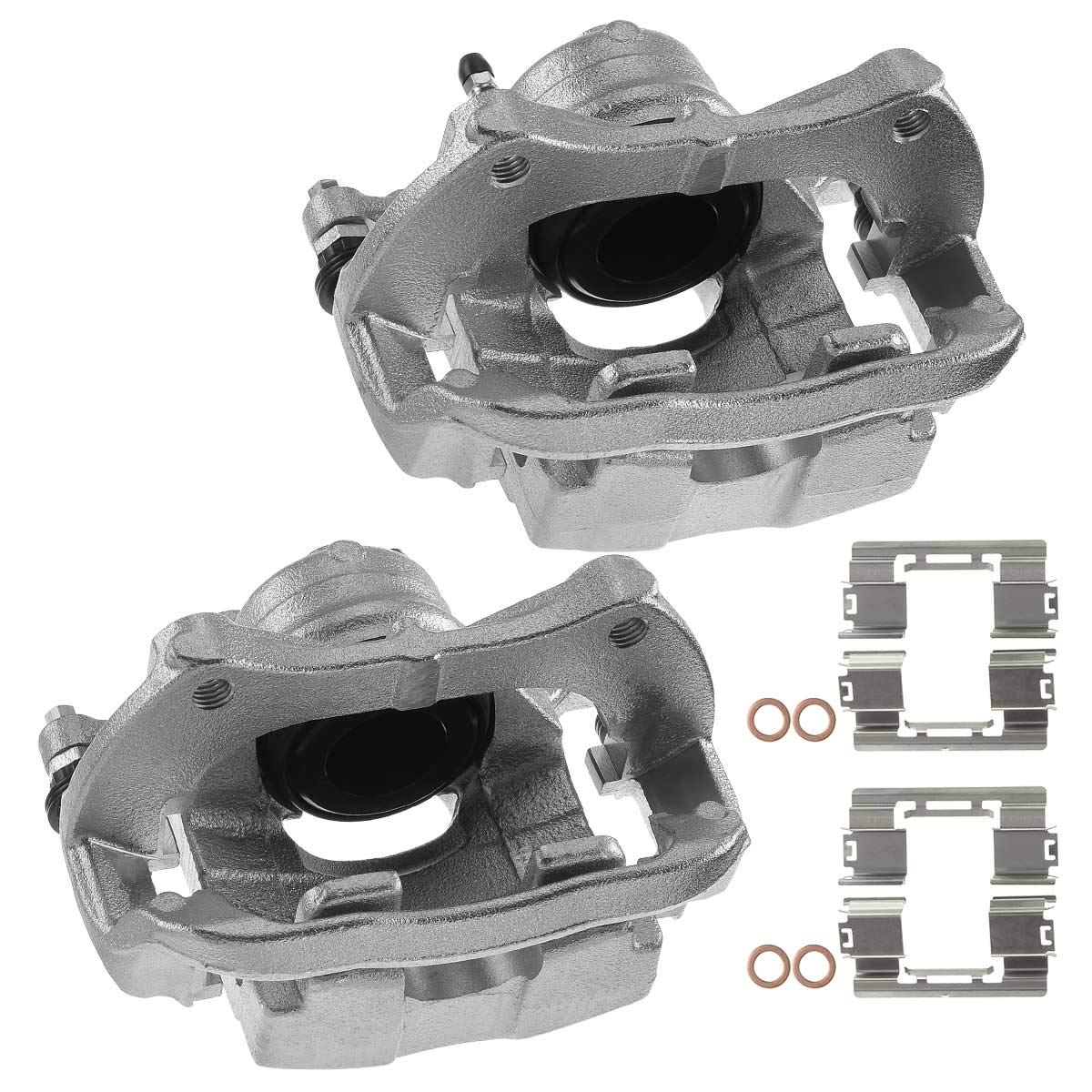 A-Premium Front Disc Brake Caliper Assembly with Bracket Compatible with Select Chevy and Buick Models - Cruze 2014-2015, Encore/Verano/Trax 2013-2017, Orlando 2012-2014, Volt 2011-2015, 2-PC Set