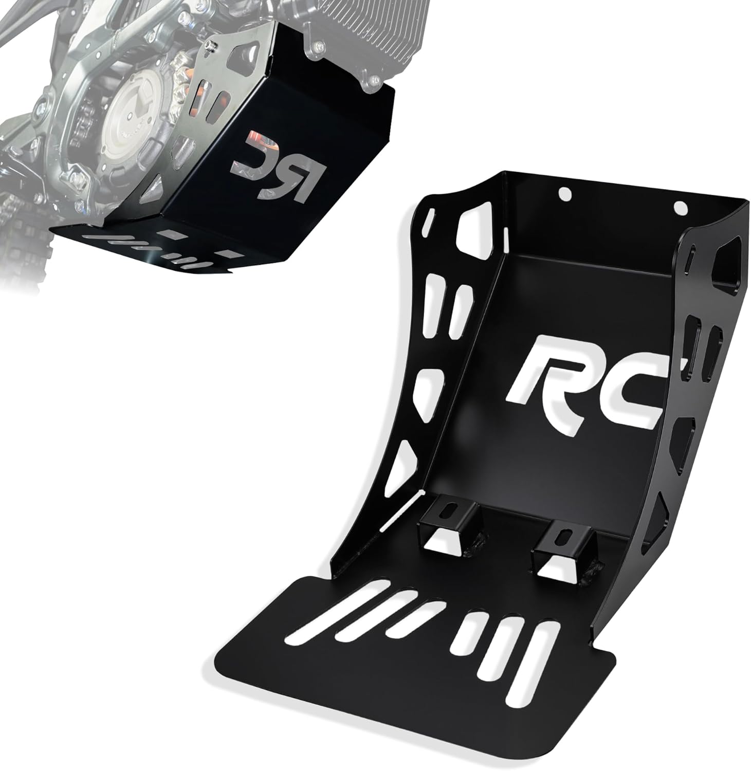 Skid Plate for Surron Ultra Bee,Dirt Bike Engine Chassis Protection Bash Guard for Electric Dirt Bike Sur Ron Ultra Bee-Black