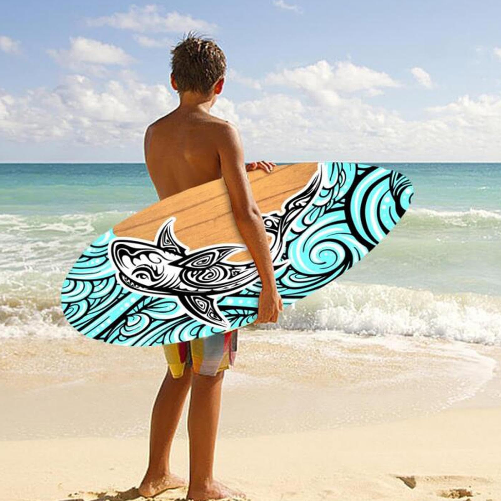 KESOTO Tabla de Skimboard de 41 Pulgadas para Principiantes en La Playa
