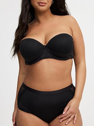 Torrid Women's Plus Size Strapless Push-Up Smooth Lace Bra
