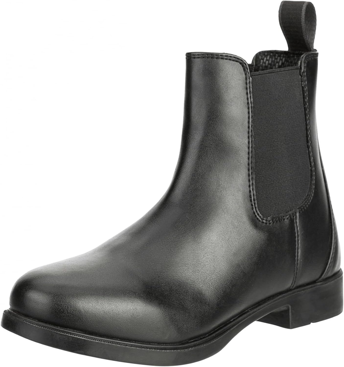 RL24 – Jodhpur-Reitstiefel Soft | Stiefeletten für Kinder, Herren und Damen | mit elastischem Einsatz und Pull-On | Wasserdichte Chelsea-Boots aus Kunstleder | Schwarze Reitschuhe | Größe 28-46 RL24 – Jodhpur-Reitstiefel Soft | Stiefeletten für Kinder, Herren und Damen | mit elastischem Einsatz und Pull-On | Wasserdichte Chelsea-Boots aus Kunstleder | Schwarze Reitschuhe | Größe 28-46