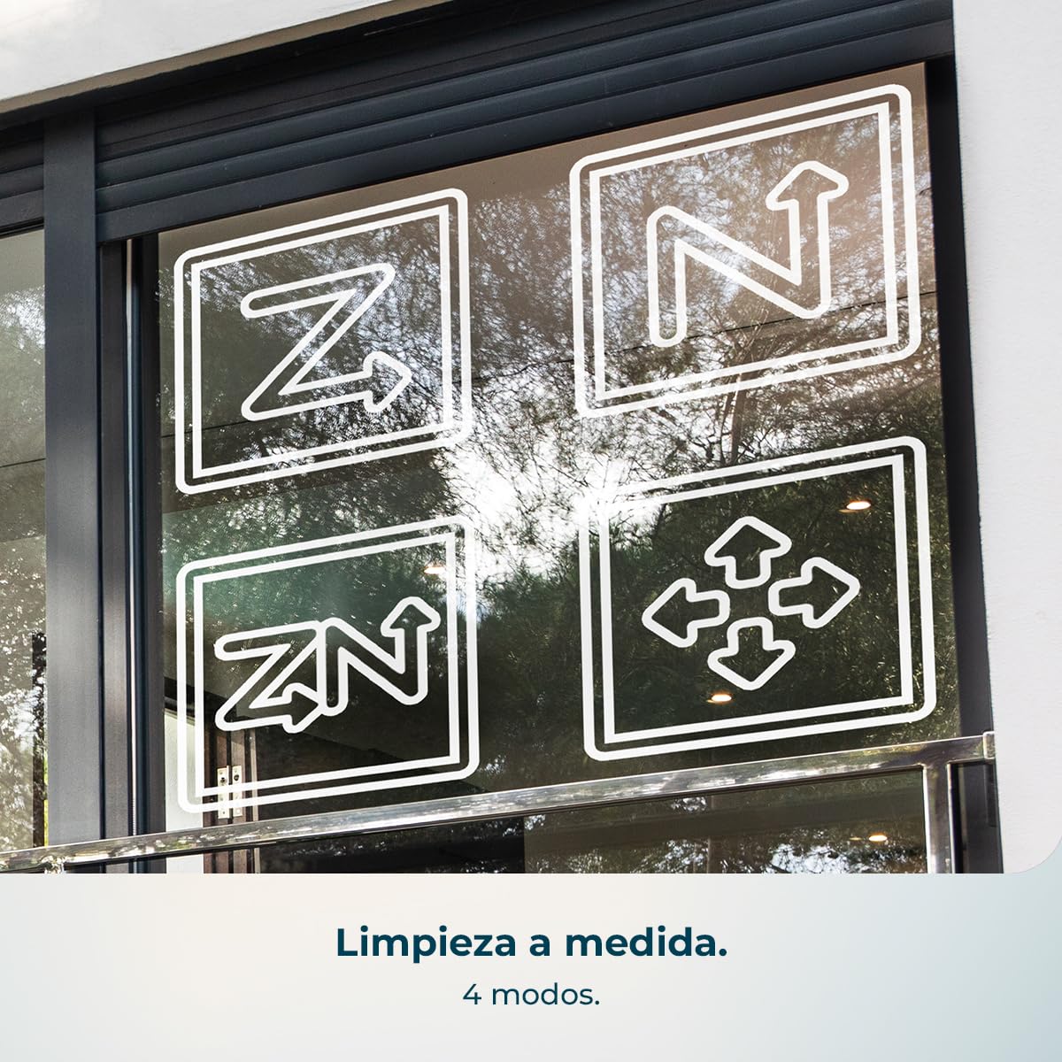 Cecotec Robot Limpiacristales con App Conga Windroid W10 DoubleSpray | Pulveriza, Limpia y Seca, 12 Mopas y Doble Spray, 4 Modos, Mando, Tanque de Agua 50ml, Motor Digital, Radio de Acción 7,5m
