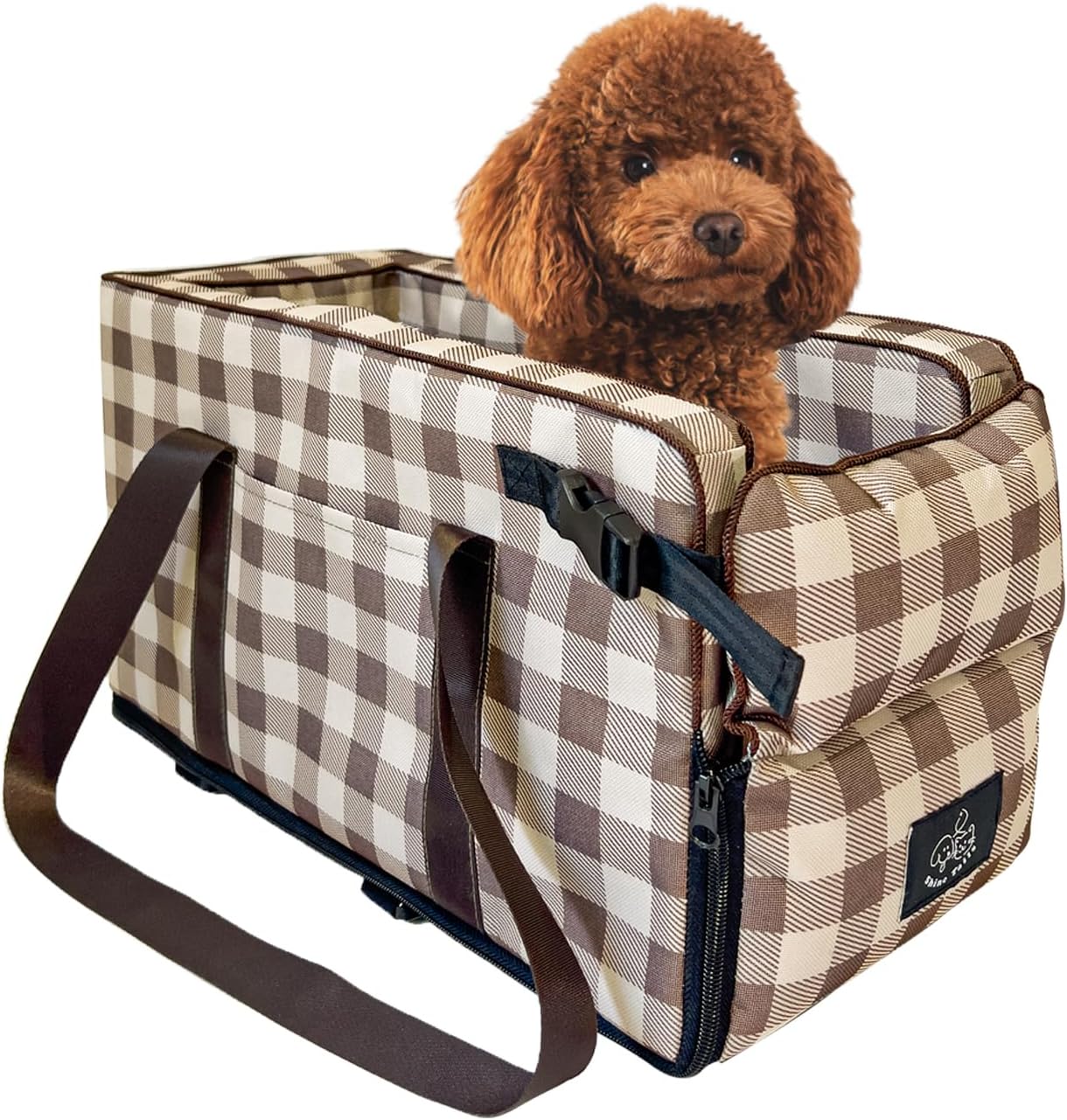 Shine Tails Dog Car Seat for Small Dog, Cat Car Seat