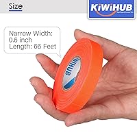 Vista 10 de Tela fluorescente reactiva a la luz negra ultravioleta/cinta de neón Gaffer, cinta de punta súper brillante para suministros de fiesta brillante, 1