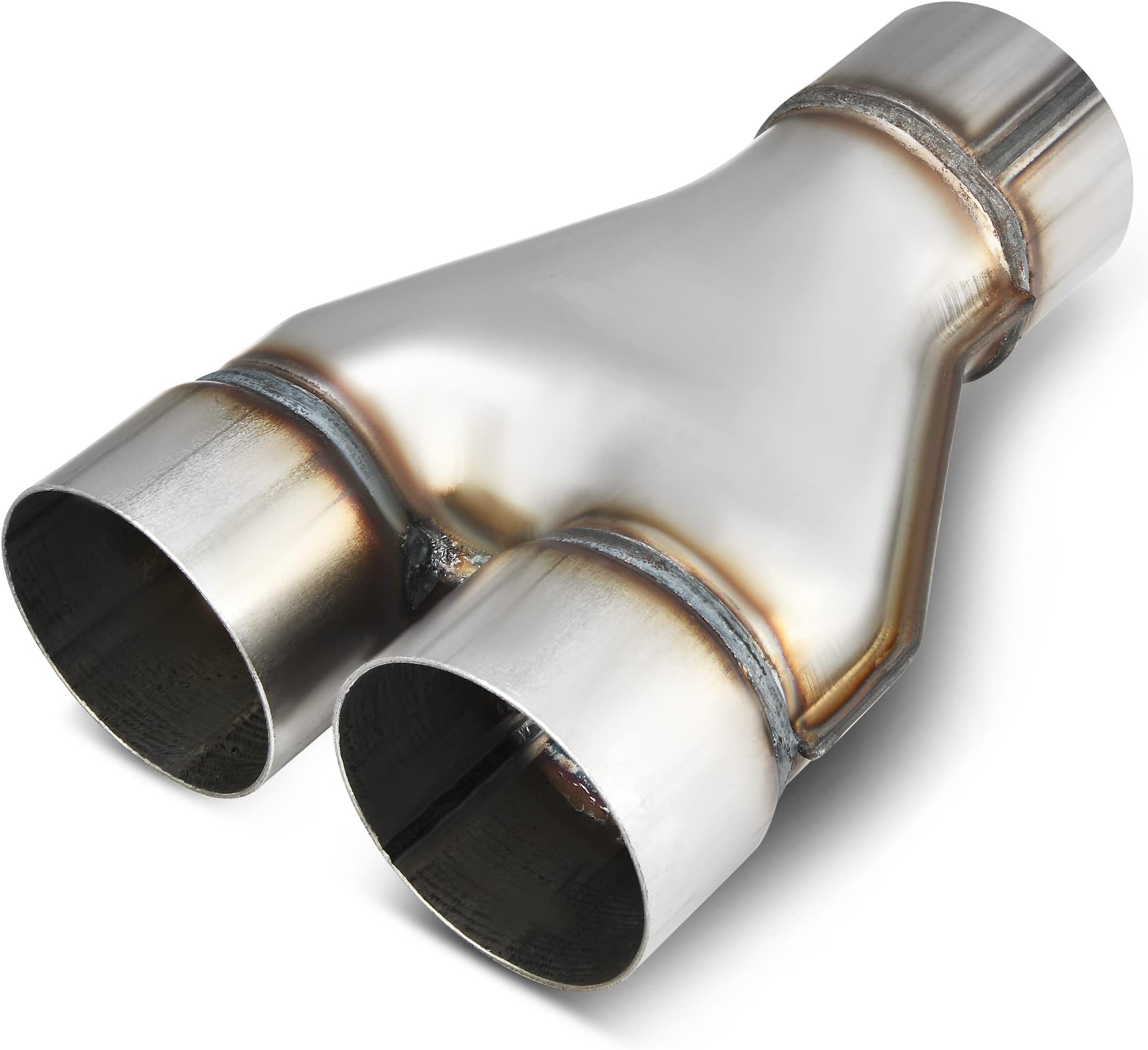 AUTOSAVER88 3 x (3x2) x 10 Inches Dual Exhaust Y-Pipe