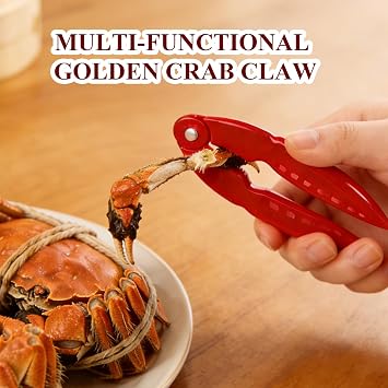 2 Pack Seafood Crackers Set, Multifunctional Crab Leg and Lobster Crackers, Robust Tools for Shellfish and Nuts, Ideal for Home Kitchen Use