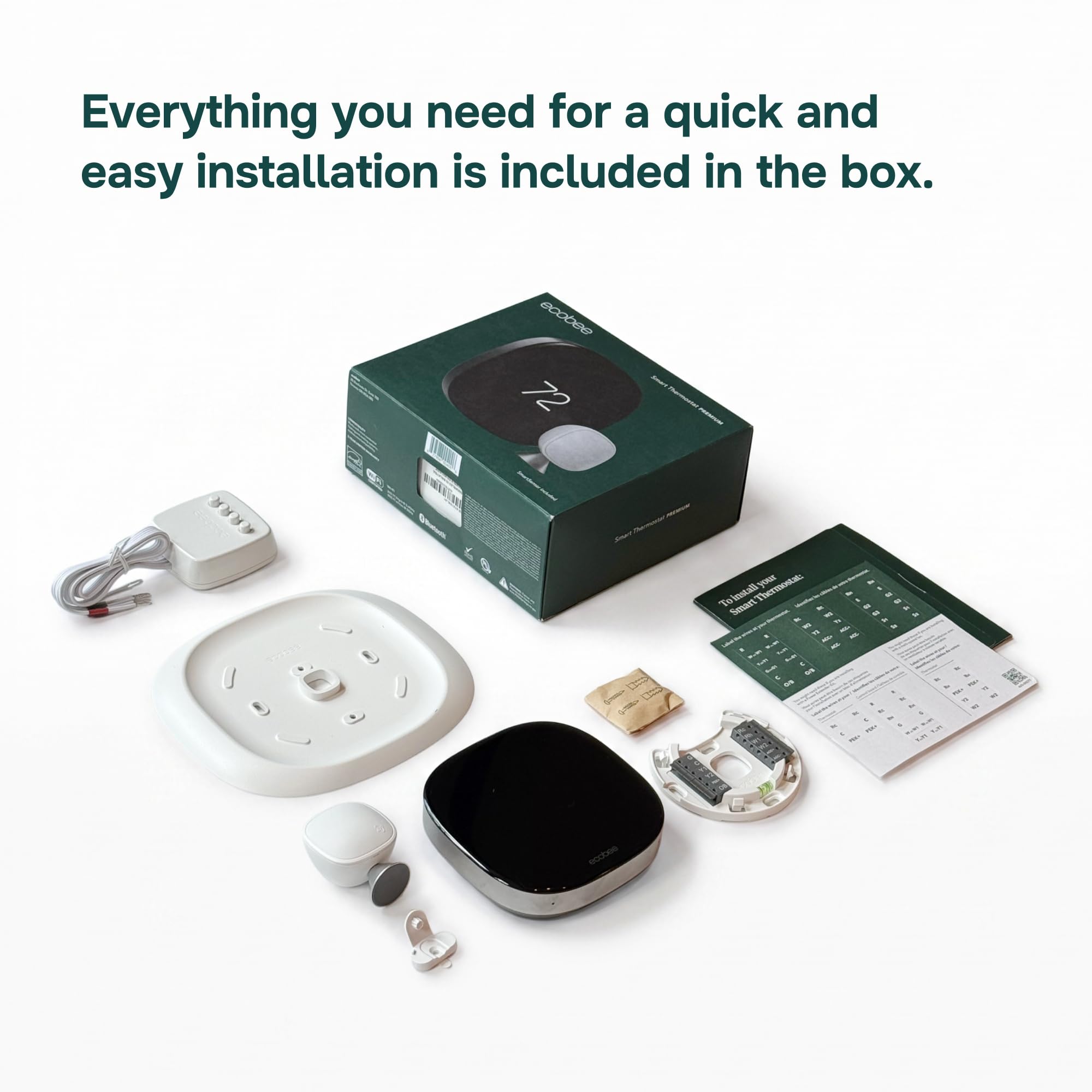 ecobee Smart Thermostat Premium - WiFi & Voice Control -5
