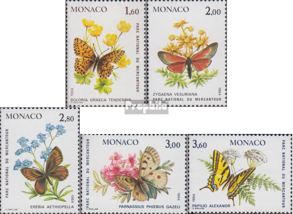 Timbres Monaco 1984 – Les Quatre Saisons – édition Complète 1642-1645, Neuf Avec Gomme, MNH – Collection Prophila