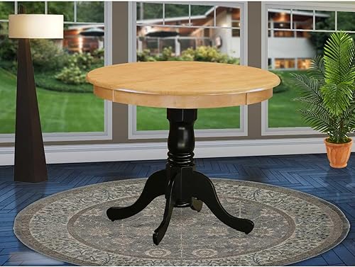 Miniatura 6 de Mesa redonda barroca Brilliance con dos hojas colgantes de 9"