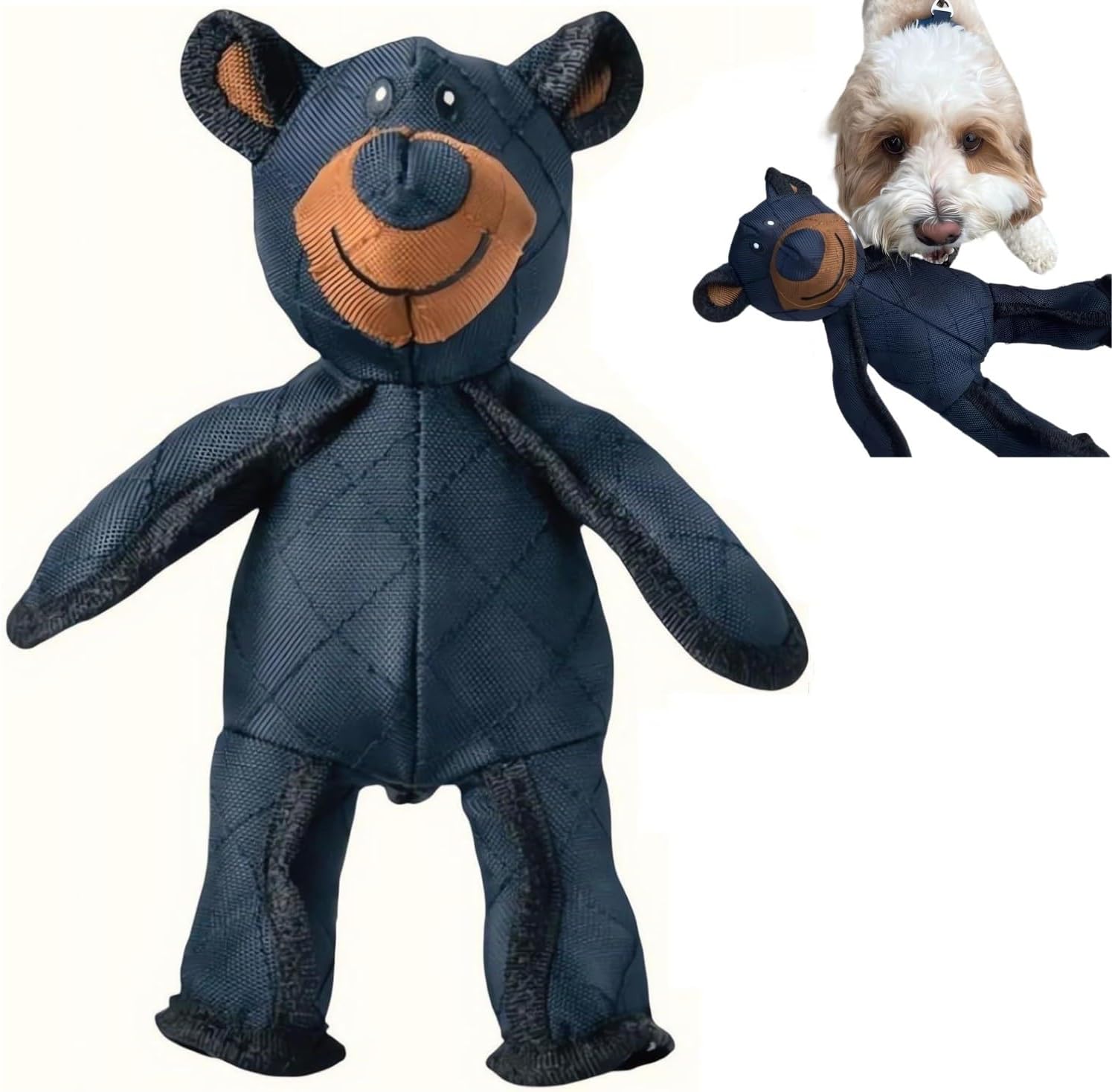 Indestructible Robust Bear Dog Toy
