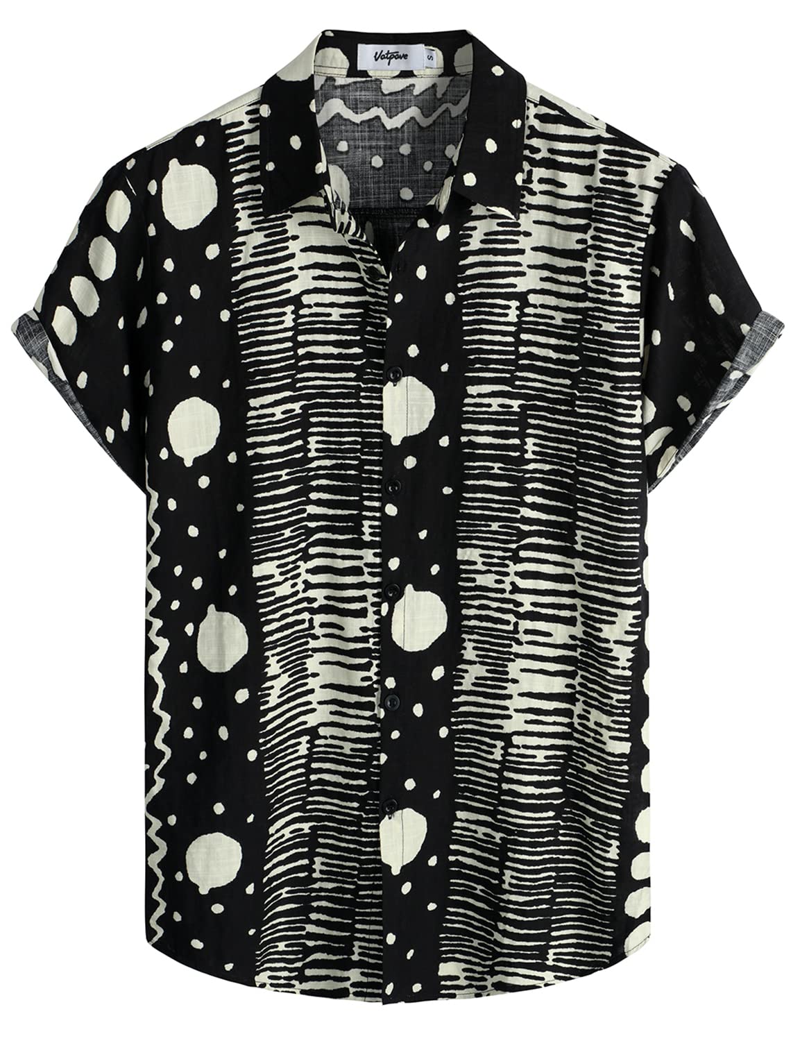 VATPAVEmens Hawaiian Shirt Shirt