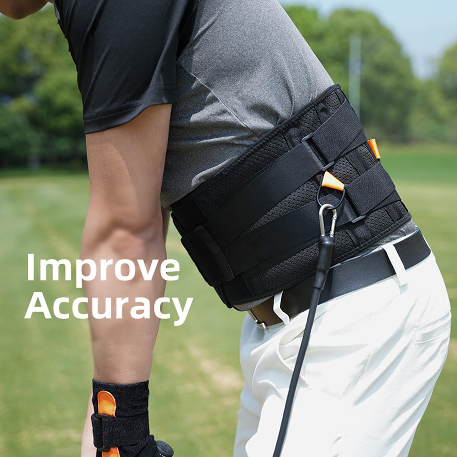 Golf Training Taille Gürtel Swing Trainer Aid Männer Frauen Handgelenk Haltung Korrektor Golf Swing Übung Armband Anfänger Golf Zubehör für perfekte Schwünge