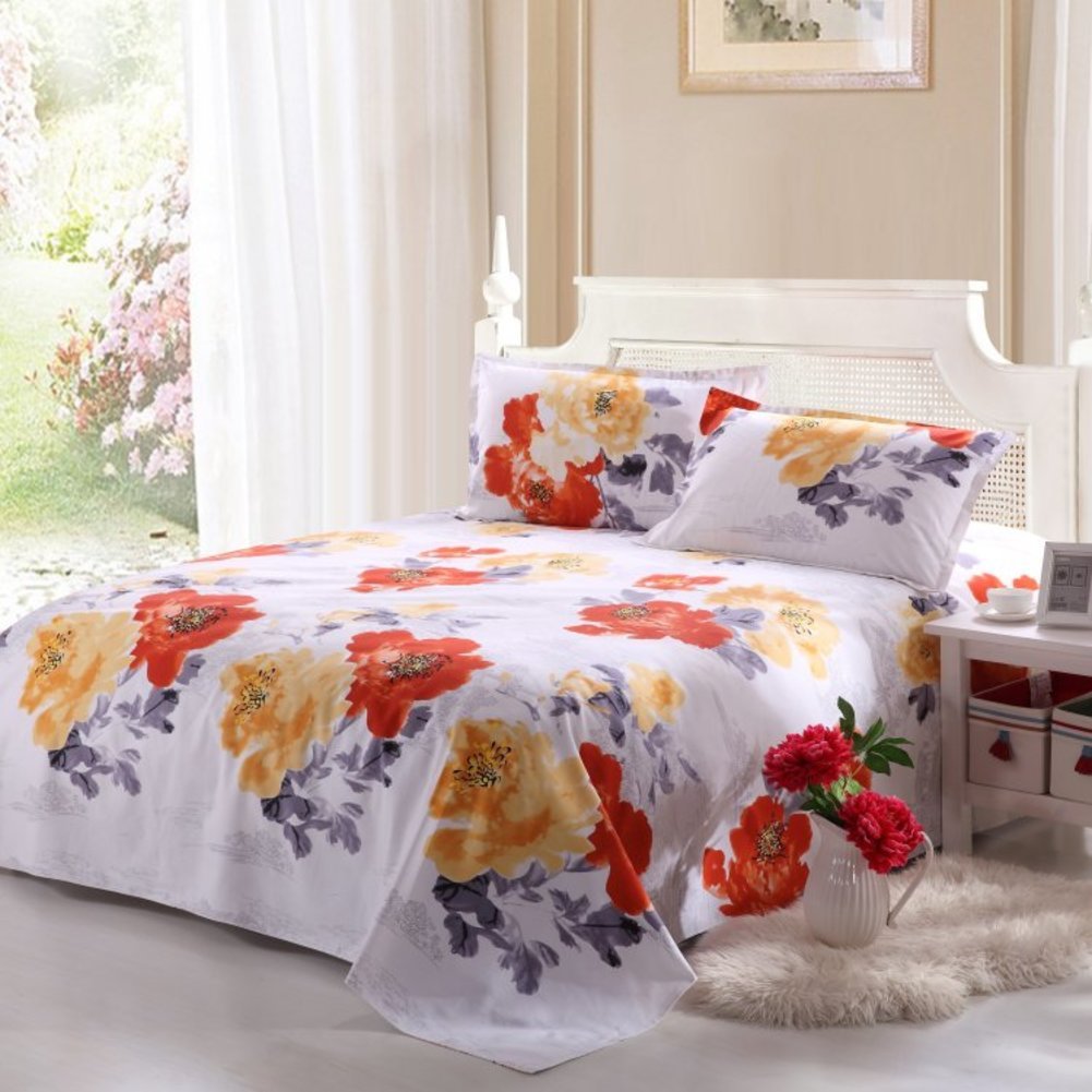 Coton impression épais style jean 235x250cm pour ne plus avoir froid au lit
