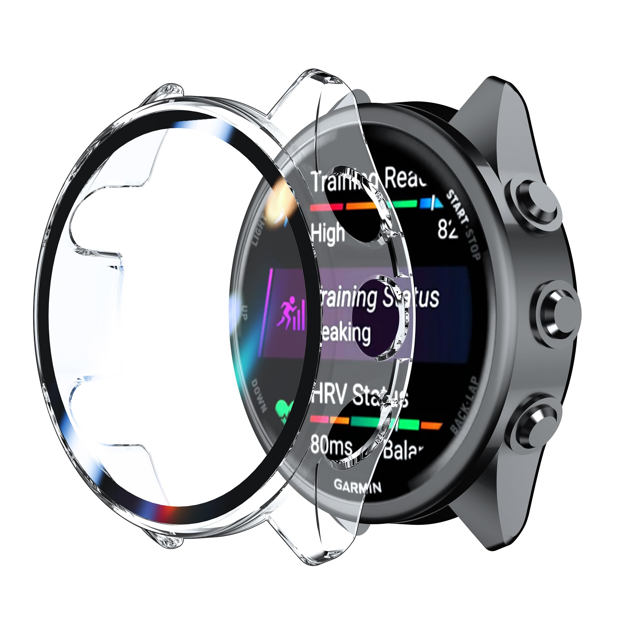 Pack 3 Protections écran Verre Trempé Pour Garmin Forerunner 970/570 47mm - Anti-rayures, Anti-empreintes, Haute Transparence