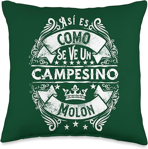 Regalo Original Super Mejor Agricultor Regalos Un Campesino Molon Divertido Humor para Hombre Agricultor Throw Pillow 16x16 Multicolor