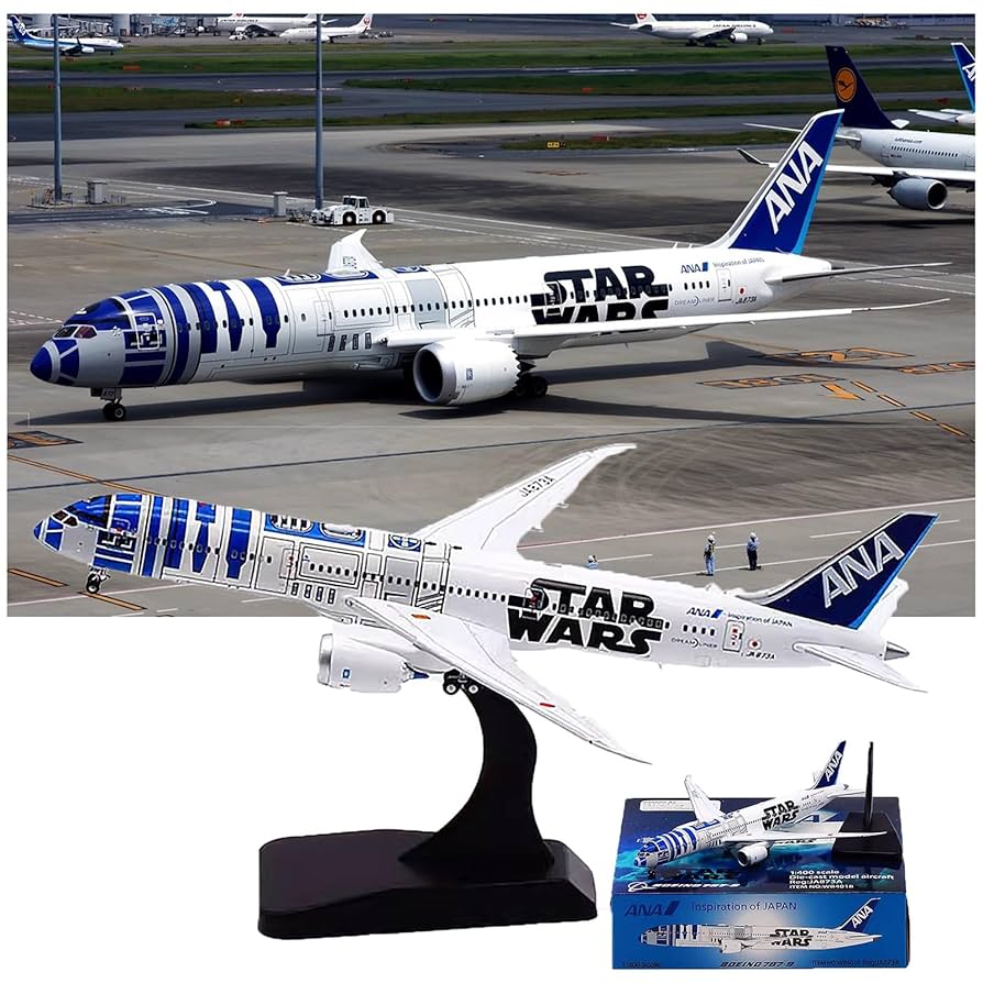 エアニッポン旅客機Ｂ737-400 1/400 B737-400 ANK エアーニッポン アイランドドルフィン