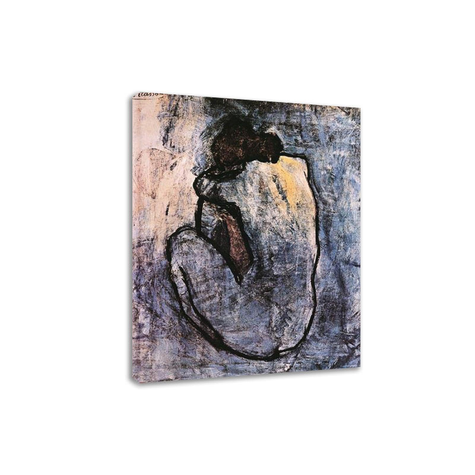 Tableau Picasso Nu bleu impression sur toile encadrée 30x39 cm - 7