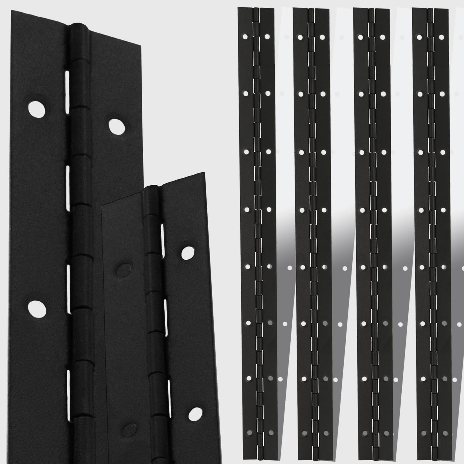 Stainless Steel Piano Hinges - 12 Pack -8
