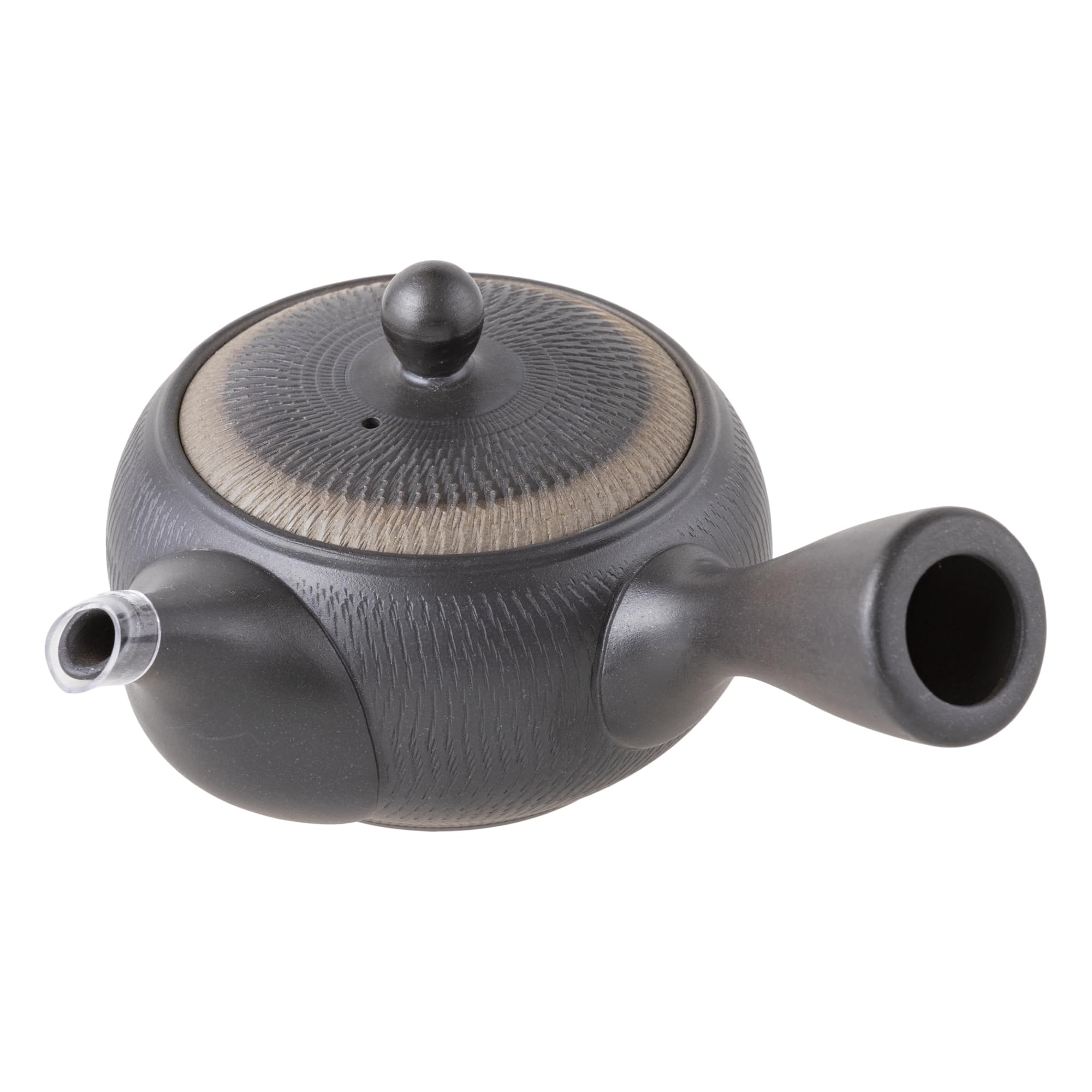 Tokoname Ware tk003 Teapot Morimasa Kurofuki Biri 12.2 fl oz (360 ml), Ceramesh Gyokuro Kabuse-cha, Made in Japan : Home & Kitchen
