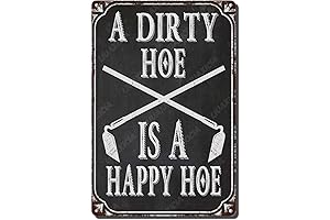 Dirty Hoe Happy Hoe Garden Signs