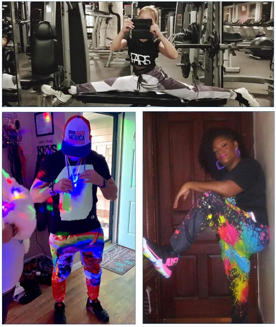 UNIFACO Unisex 3D Digital Print Sports Jogger Pants Casual Graphic Trousers Sweatpants with Drawstring : Clothing, Shoes & Jewelry