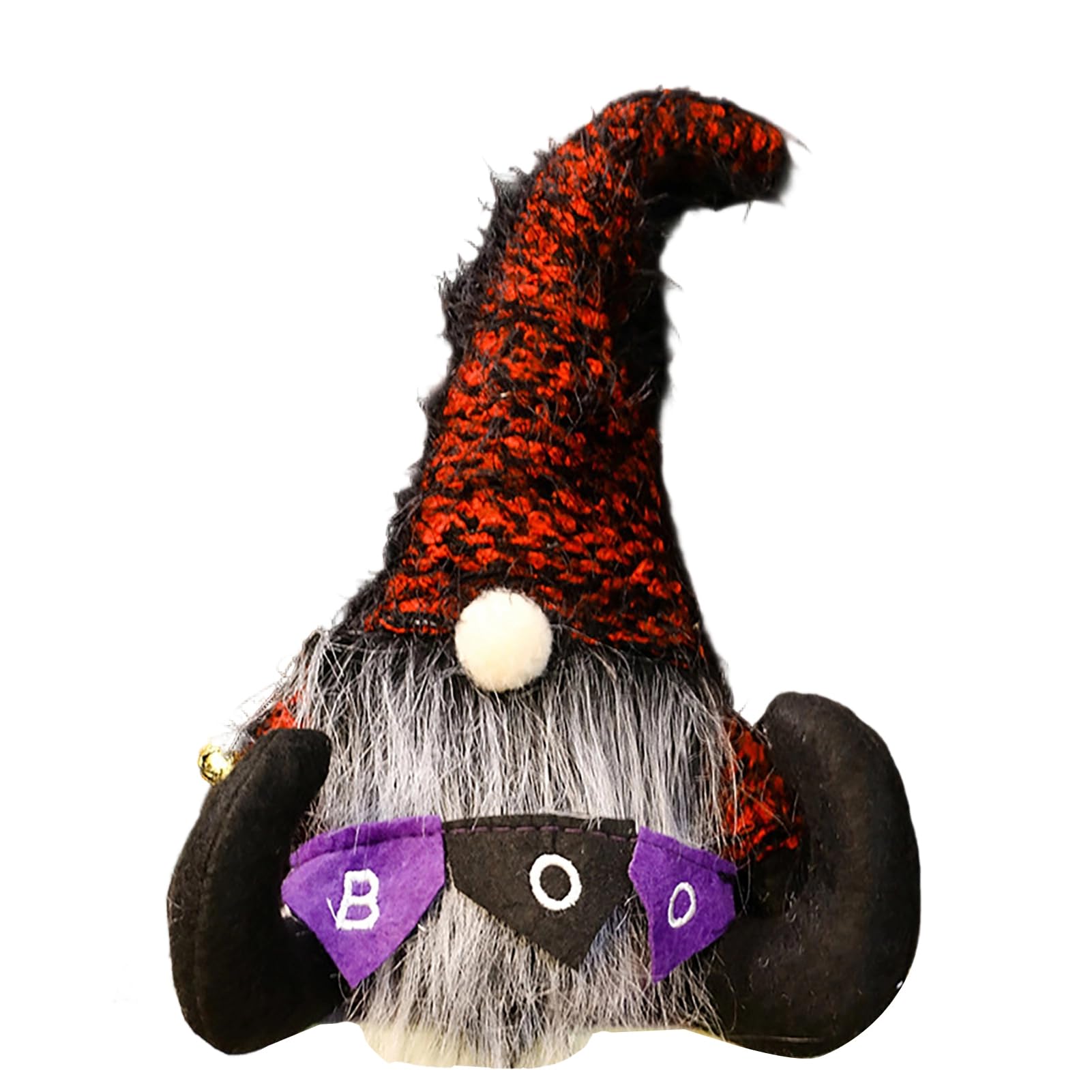 ZhzeYun Halloween Gnome Decoration, Spooky Plush Swedish Tomte Figurine