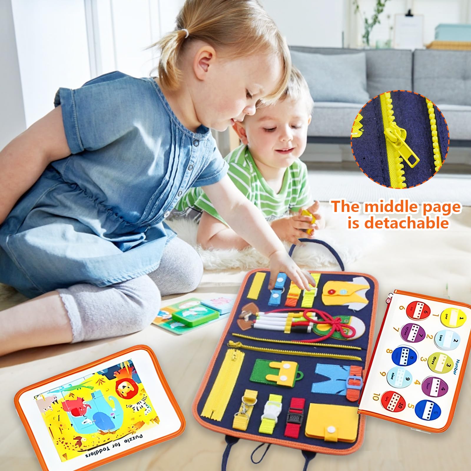 Montessori Pannello Sensoriale Coperte 91 Giocattoli Apprendimento Sensoriale Bambini Ragazzi Ragazze 1 2 3 4 Anni Educazione Giocattoli Turistici Numeri Lettere Forma Dipinto