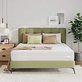 Novilla Colchão Queen Size, colchão de espuma de 25 cm, colchão Queen Double Air Zone com design dobrável para dormir nas costas e laterais, colchão superior apertado com capa de tecido respirável