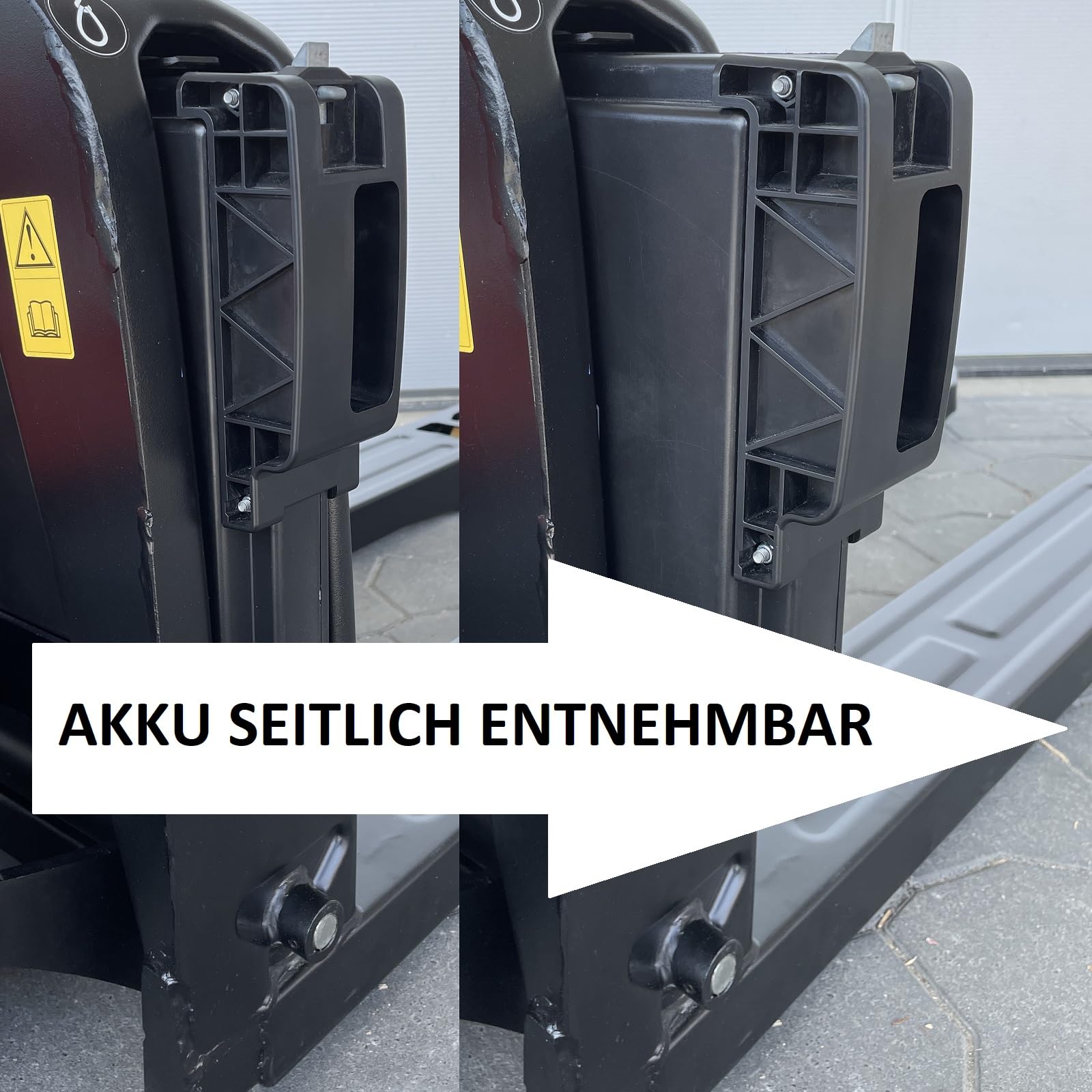 Elektrohubwagen F4 1,5 t voll-elektrisch Lithium-Ionen Akku Hubwagen elektrisch 1500 kg