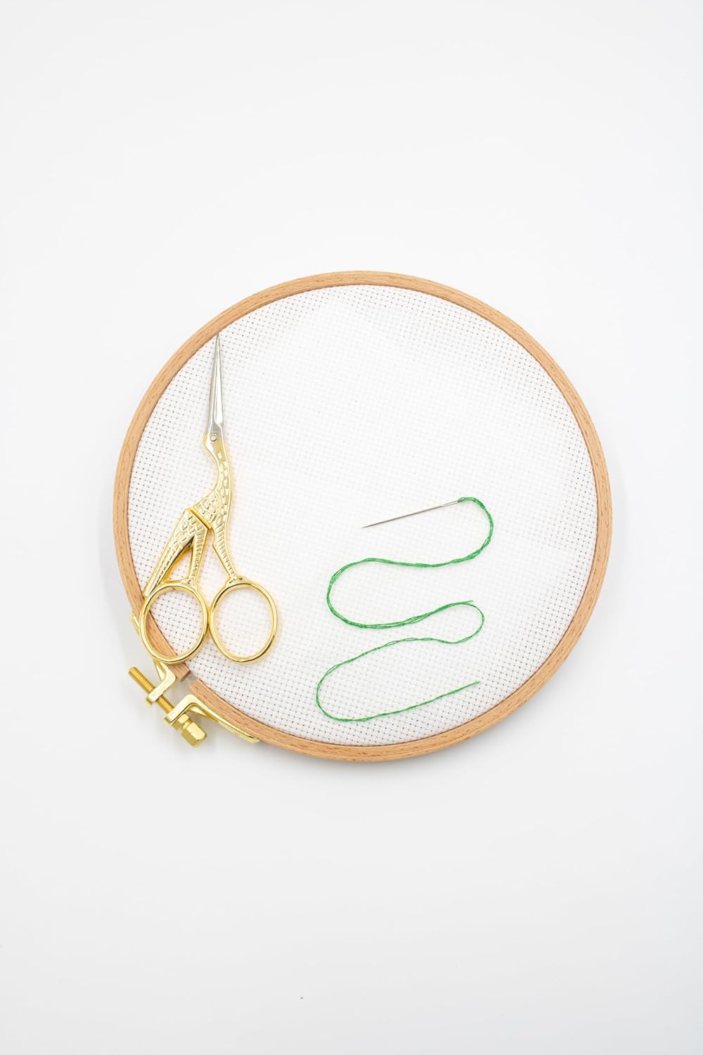 RIOLIS - Zweigart 14 ct White Aida 3424/100, 19.7x19.7 Cross Stitch Fabric, 14 ct Aida Cloth for Embroidery & Needlepoint, Cotton Cloth for Cross Stitching