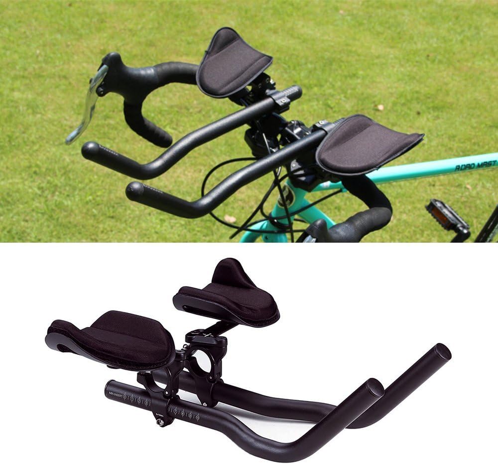 hybike T3 Bicycle TT Handlebar Aero Bars Tri Bars Cycling Rest Handlebar for Moutain Bike or Road Bike