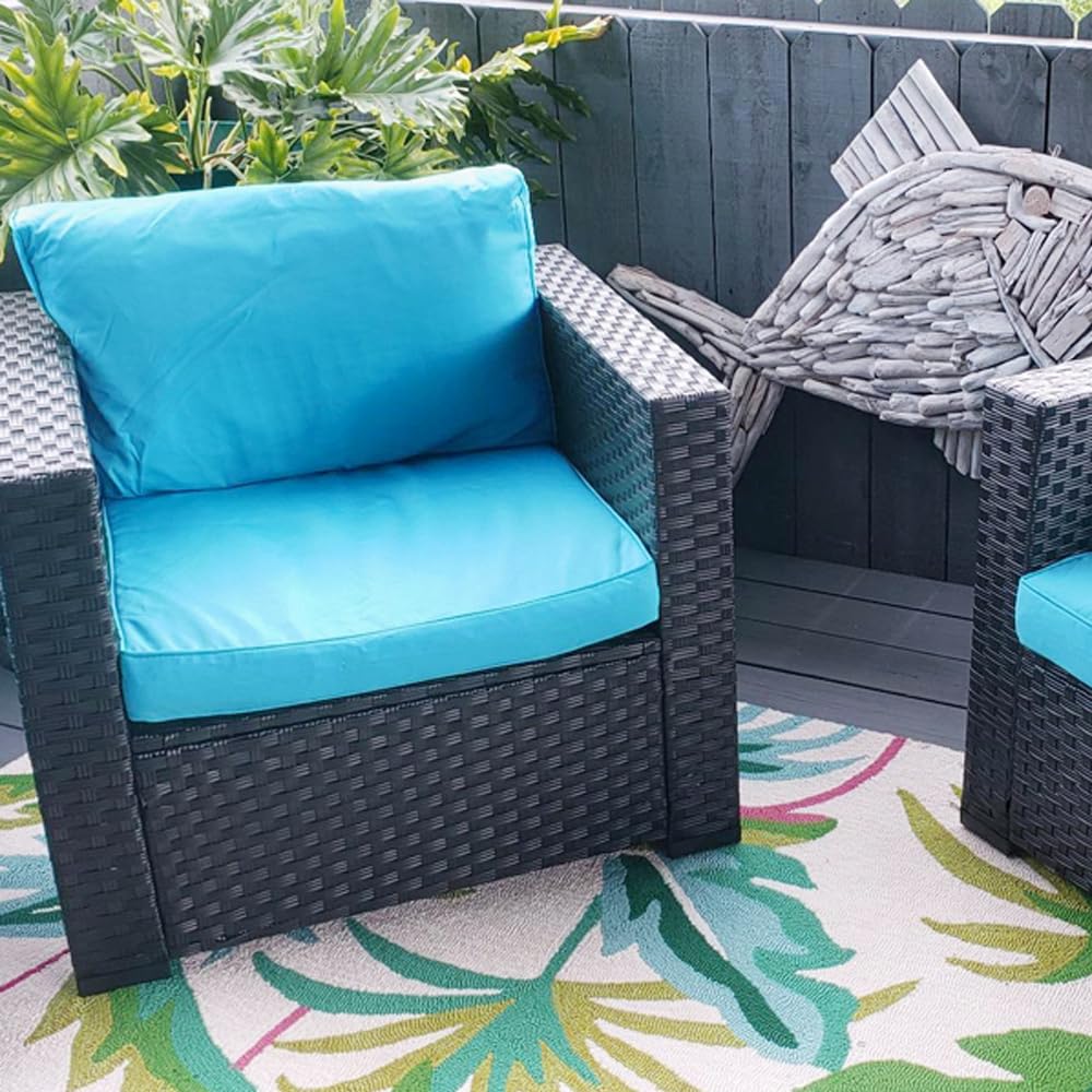 Sqodok Outdoor Cushion Covers 14Pcs Patio Cushion Slipcovers