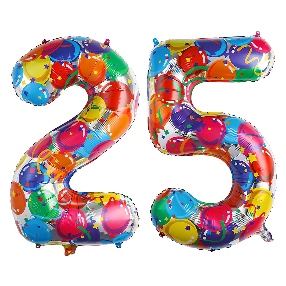 Foil Globo Número 5 Azul 40" (101cm), Inflable Helio o aire, Gigante Numeros 0-9, 10-19, 20-29, 30-100, Grande Globos Decoración para La Boda Aniversario y Cumpleaños Fiestas — view 675