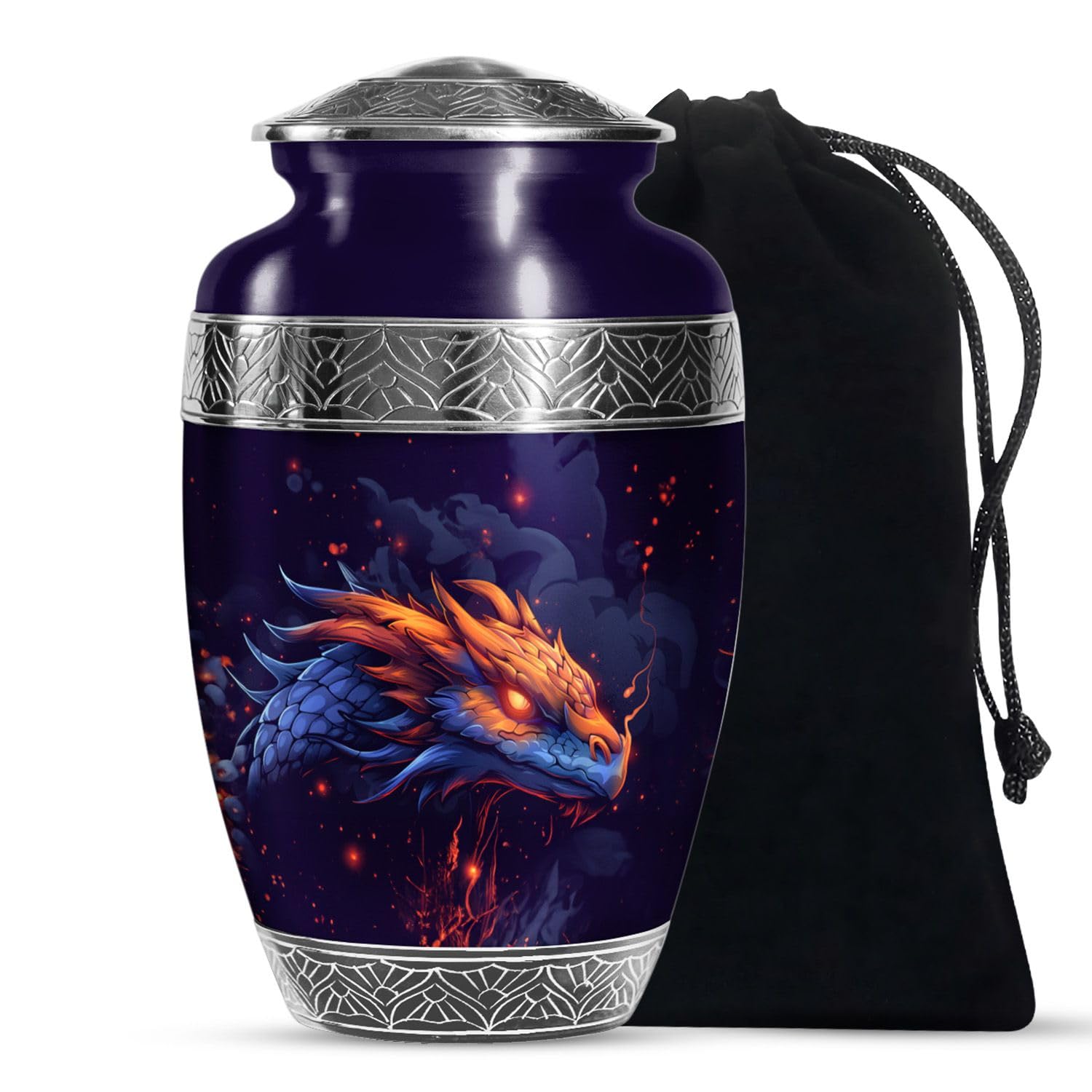 Dragon Urns for Human Ashes, Cremation urns for Ashes, urn for Ashes for Women, Memorial urn (Size -10 Inch), Decorative urns for Dad, urns for Human Ashes, Large urns for Human Ashes Adult Male