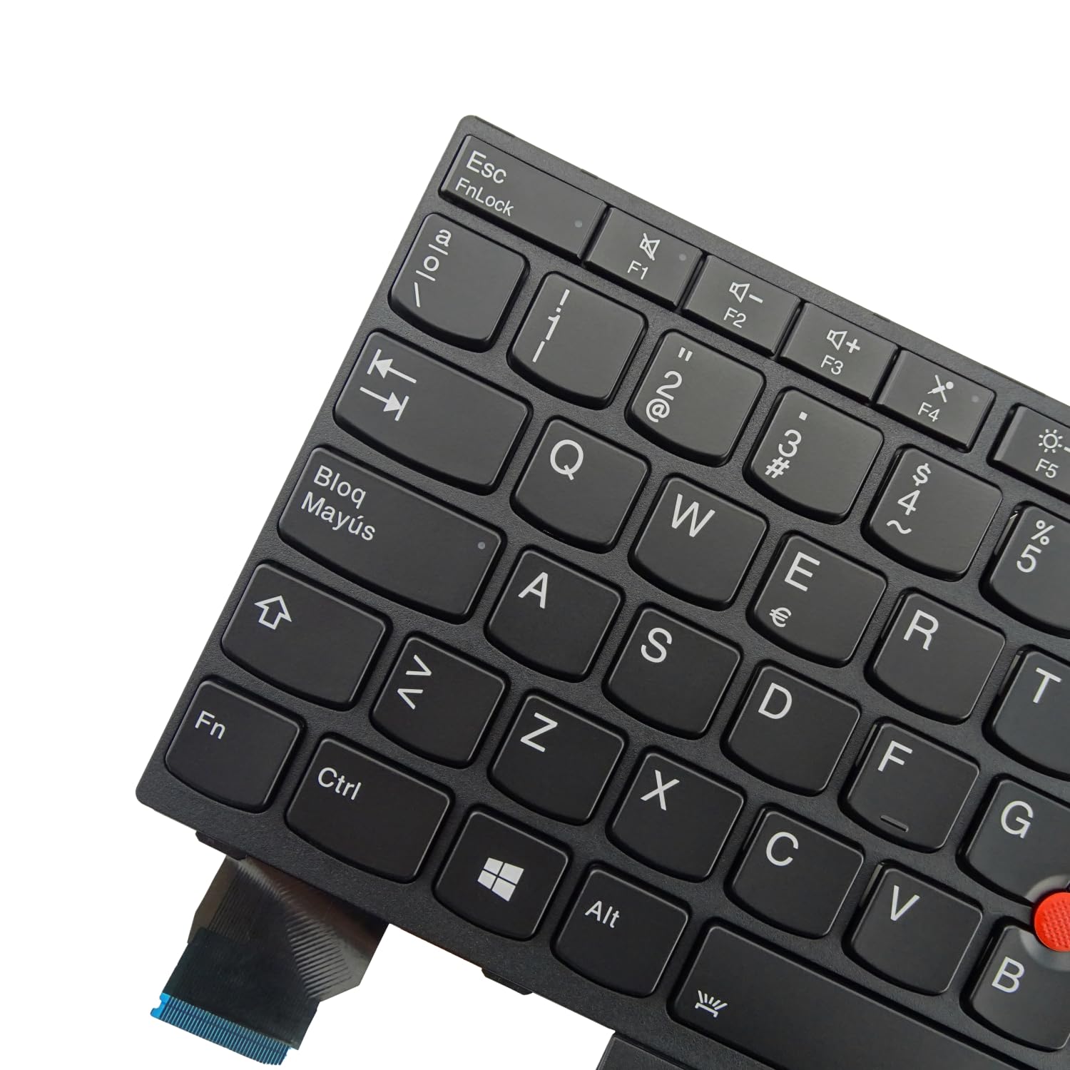 Teclado retroiluminado Compatible con Lenovo Thinkpad X13 Gen1/L13 Gen2/S2 Gen6/L13 Yoga Gen2 (España)
