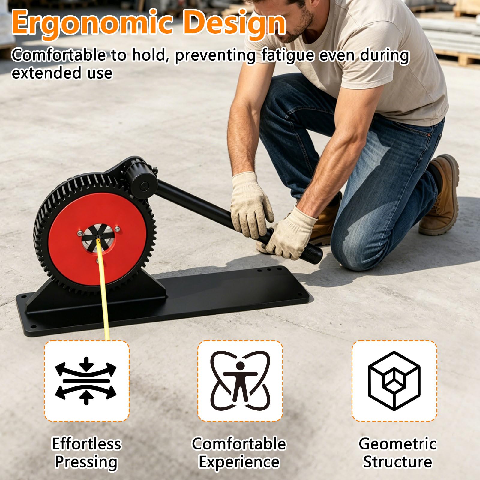 Ręczna zaciskarka do węża 6-32 mm, ergonomiczna konstrukcja | Mechaniczna maszyna do zaciskania węży przekładniowych, zaciskarka do rur wlotowych, powrotnych i wylotowych pompy