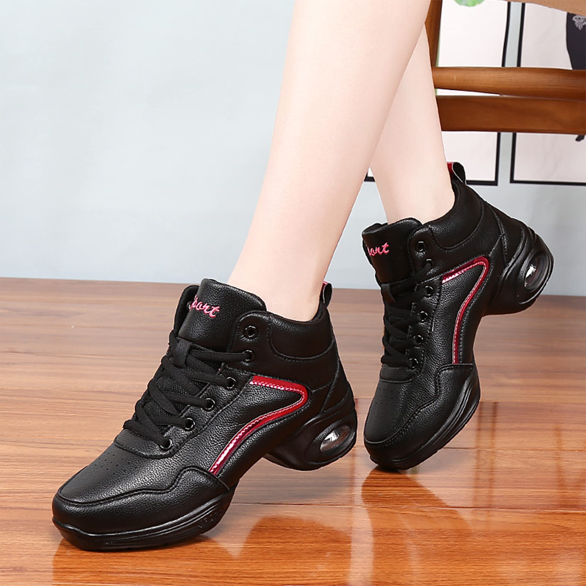 Scarpe da Ginnastica da Ballo da Donna Scarpe da Jazz Scarpe da Donna con Suola Divisa Leggera E Traspirante