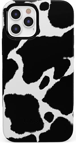 Vista 57 de Casely Funda para iPhone 12/12 Pro Compatible con MagSafe Funda de mármol negro