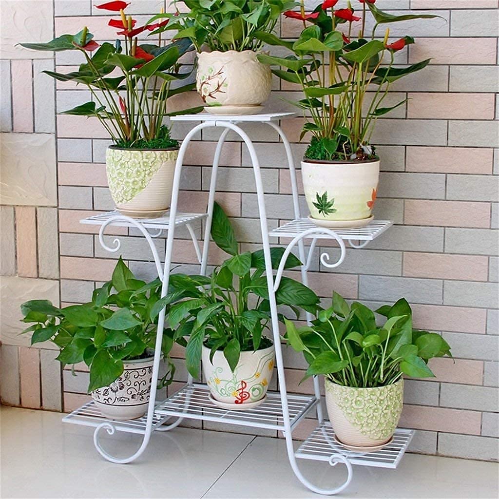 Habiba Arts Store Plant Stands for Indoors and Outdoors 6 Tier A Shape, Flower Pot/Plant Holder Shelf for Multi Plants, White (B0B45R7832) Amazon Price History, Amazon Price Tracker