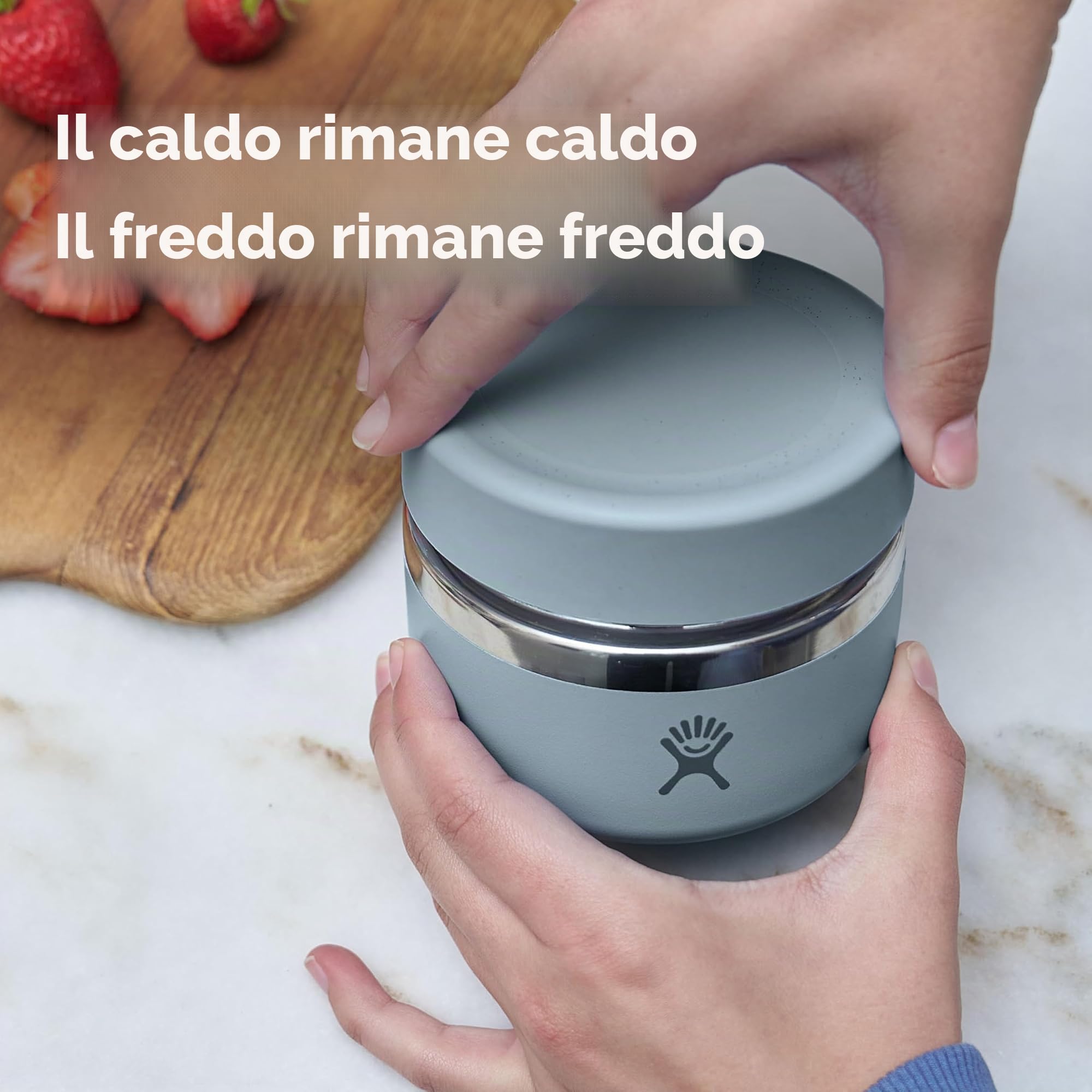 Hydro Flask – Insulated Food Jar 591 ml (20 oz) – Ermetico, Acciaio Inox, Isolamento TempShield® – Mantiene il Cibo Caldo o Freddo per Ore – Oat
