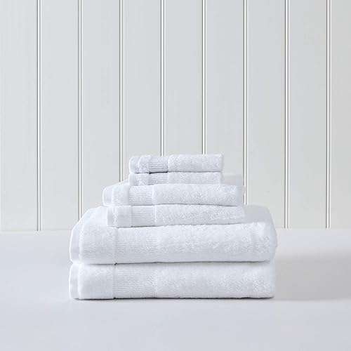 Tommy Bahama - Toallas de baño, juego de toallas de algodón absorbentes y resistentes a la decoloración, decoración de baño de moda (Island Retreat Tommy Bahama - Toallas de baño, juego de toallas de algodón absorbentes y resistentes a la decoloración, decoración de baño de moda (Island Retreat