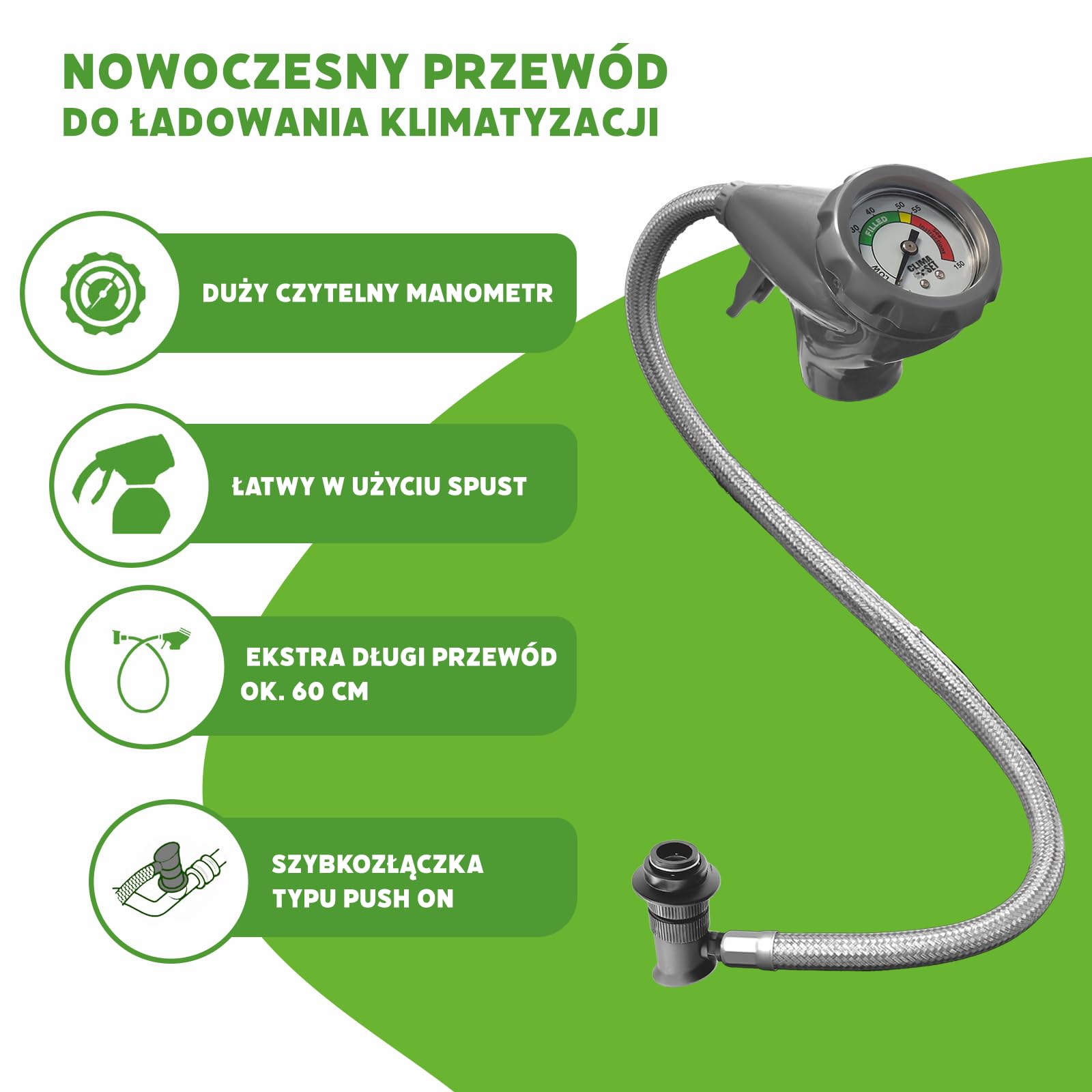 3in1 R1234yf Napełnianie Klimatyzacji – 3x 235 g z Wężem do Napełniania i Adapterem YF – Klimatyzacja Samochodowa – Gaz R1234yf 3in1 – Kartusz Gazu – ECO