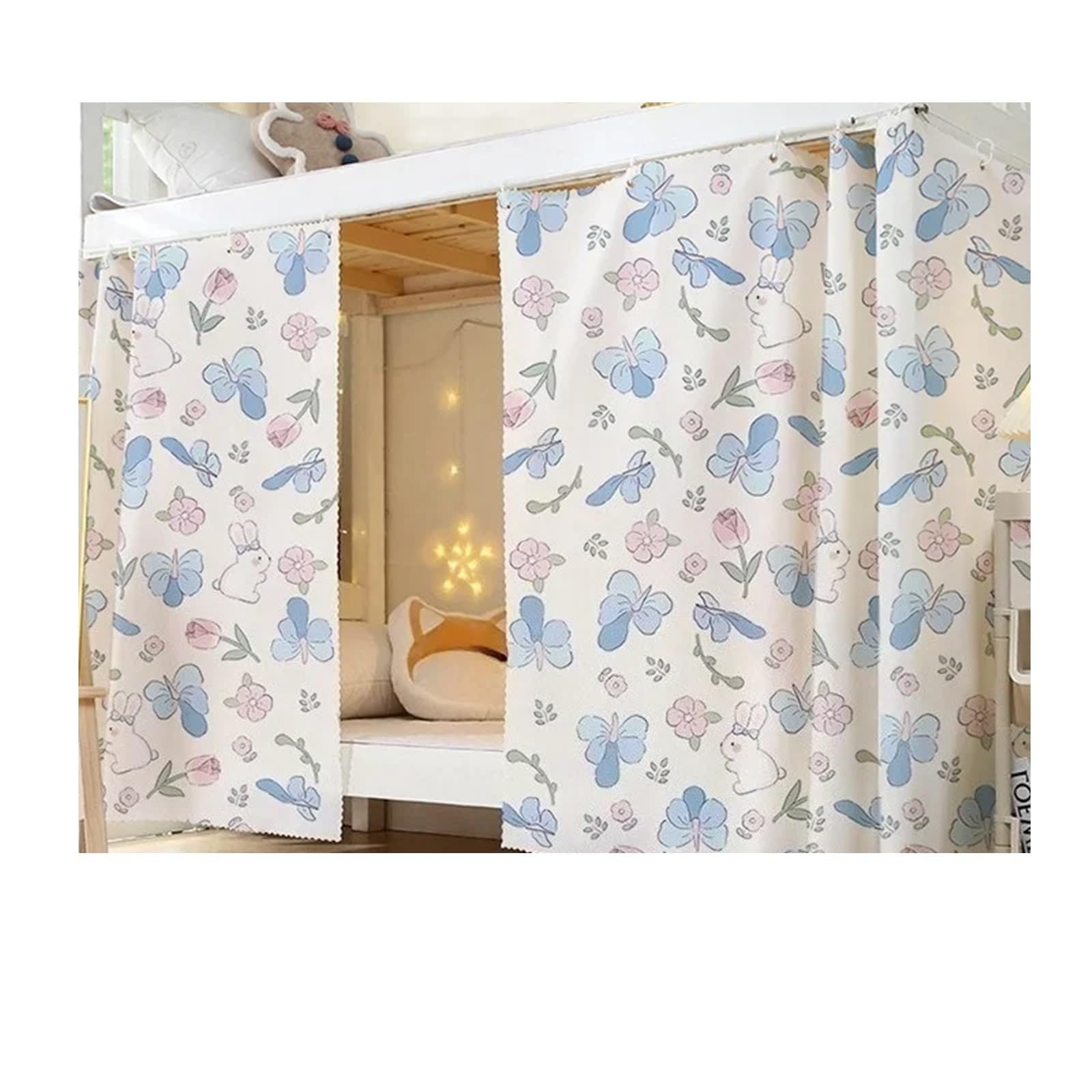 Cortina de cama litera 200x135cm lavable y transpirable para dormitorio