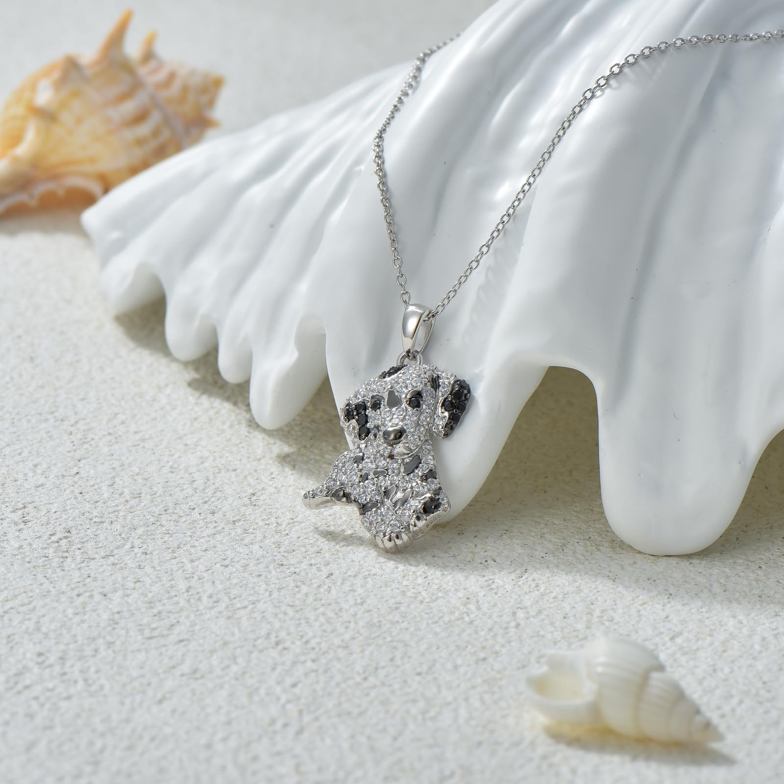Dog Necklaces 24 Breeds of Dogs Necklaces S925 Sterling Silver Dog Pendant Dalmatian Dog Necklace for Women Girls gifts -UK - Image 3