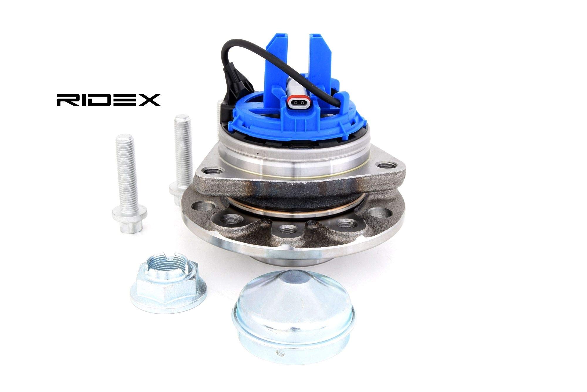 RIDEX 654W0519 Juego de cojinete de rueda Delantero, ambos lados con sensor ABS incorporado Rodamiento integrado en buje de rueda Compatible con OPEL Zafira B A05